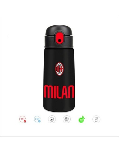 Borraccia termica MILAN Seven 460ml in acciaio - Caldo 12h Freddo 24h 
