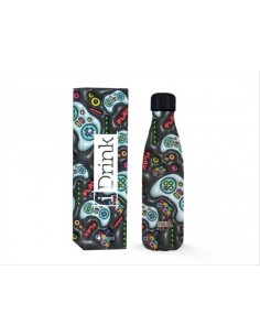 Bottiglia Termica 500ml LET'S PLAY iDRINK – Acciaio Inox