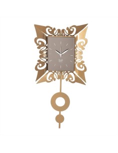 Orologio a Pendolo Vanity Oro - Arti e Mestieri - Design Elegante