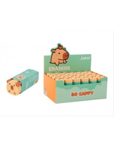 Gomma sagomata Capybara kawaii cancelleria scuola