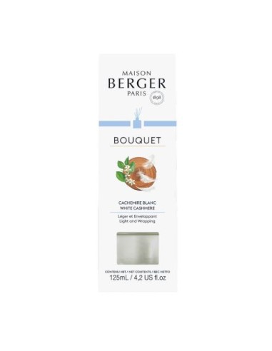 Diffusore BOUQUET Cachemire Blanc - Diffusore a bastoncini 100 ml