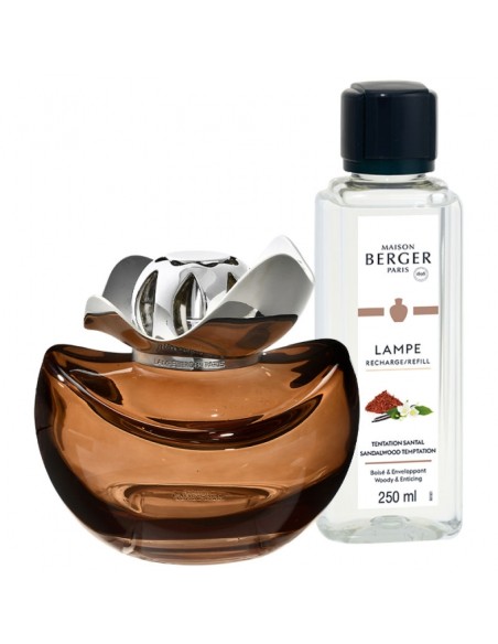 Confezione regalo con Lampada catalittica Temptation Chocolat Berger