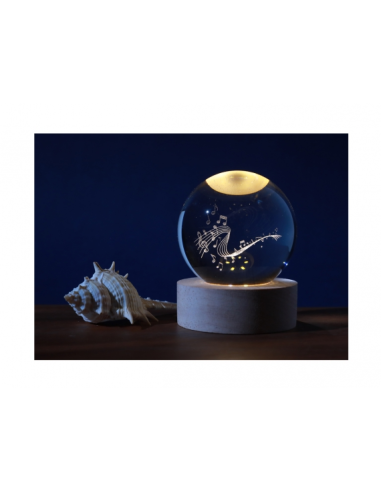 iTOTAL Lampada Sfera MUSIC – Globo LED Decorativo in 3 Misure