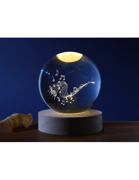 iTOTAL Lampada Sfera MUSIC – Globo LED Decorativo in 3 Misure