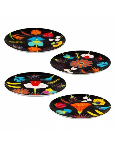 Set 4 piatti da Dessert Jardin Fleuri