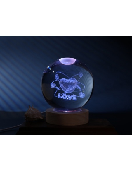 Lampada Sfera Follow Your Heart Cuori iTotal LED 3 Formati