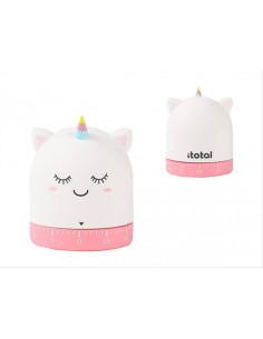 Timer da Cucina Unicorno iTOTAL – Colorato e Divertente 6x6x6,7 cm