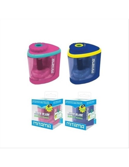 Temperamatite Elettrico Manuale Mitama con Lama di Ricambio 🔌✏️