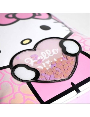 Zaino olografico Hello Kitty Cuore – 25x32 cm, brillante e super trend