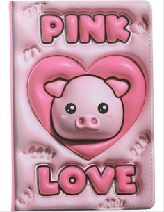 iTOTAL Agenda A5 squishy 3D MAIALINO 2