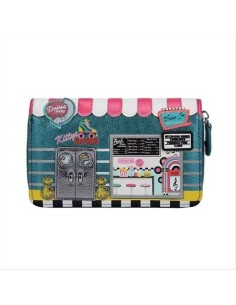 Portafoglio medium con Zip Kitty's Diner