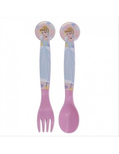 Set 2 posate Principesse Disney | Diamante Rosa
