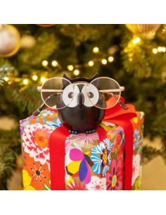 Poggia Occhiali GUFO Nero – Il Guardiano Astuto dei Tuoi Occhiali! 2