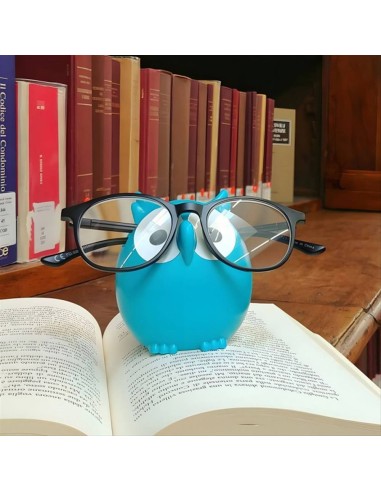 Poggia Occhiali GUFO Blu – Il Custode dei Tuoi Occhiali con Stile!