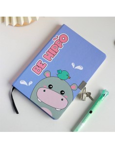 Diario Segreto IPPOPOTAMO 🦛 con lucchetto – iTotal, dolcissimo e kawa 2