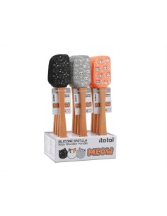Spatola Gatti in silicone iTotal manico legno 32 cm