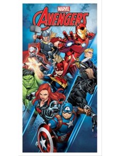 Telo mare Avengers – 70x137 cm, potere Marvel e asciugatura rapida!