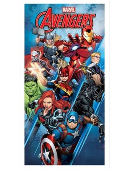 Telo mare Avengers – 70x137 cm, potere Marvel e asciugatura rapida!