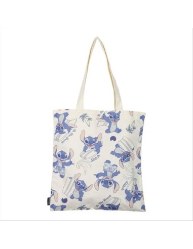 Borsa tote Stitch Beach 36x39 cm in tela | Diamante Rosa