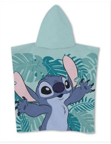 Poncho Mare Stitch Leaf 55x110cm – Avventure tropicali a prova di spla