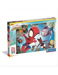 Puzzle 104 pezzi Spidey Clementoni – SuperColor, dai 4 anni