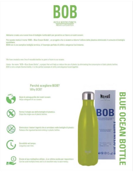 MEPRA Bottiglia termica 500 ml verde