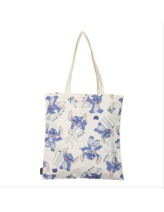 Borsa tote Stitch Beach 36x39 cm in tela | Diamante Rosa