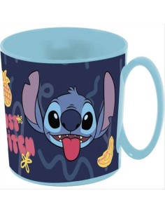 Tazza Stitch 390 ml plastica resistente | Diamante Rosa