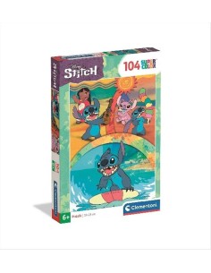 Puzzle 104 pezzi Stitch Clementoni – SuperColor, dai 6 anni in su