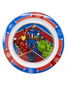 Piatto piano in PP AVENGERS Herald Army