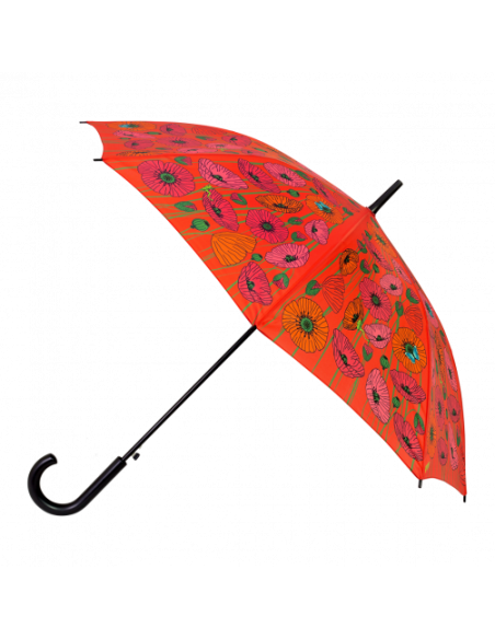 Ombrello papaveri coquelicots | Diamante Rosa