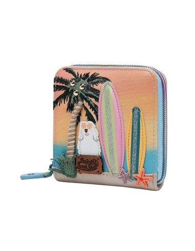 VENDULA LONDON Portafoglio quadrato The Surf Shack F3268281 | Diamante