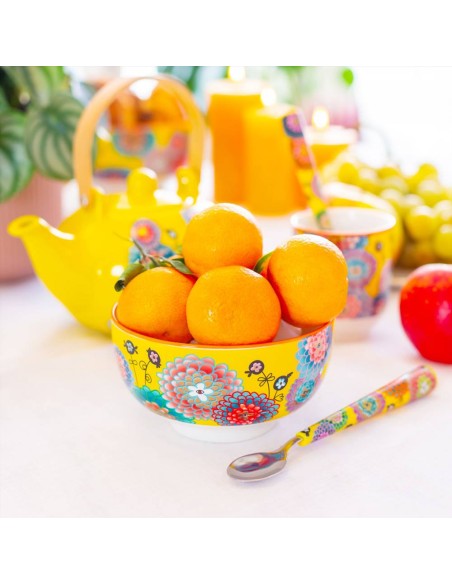 Ciotola in Porcellana Dahlia: Un Fiorire di Gusto e Stile sulla Tavola