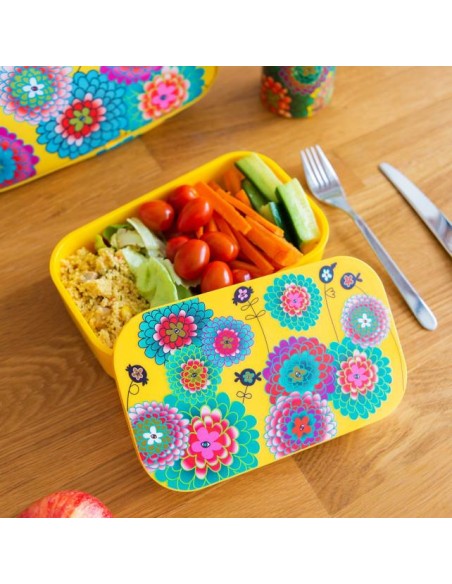 Portapranzo Delice Box DAHLIA: Porta il tuo Pasto con Stile e Allegria