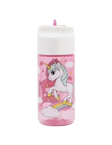 Bottiglia in tritan 430ml Unicorno | Diamante Rosa