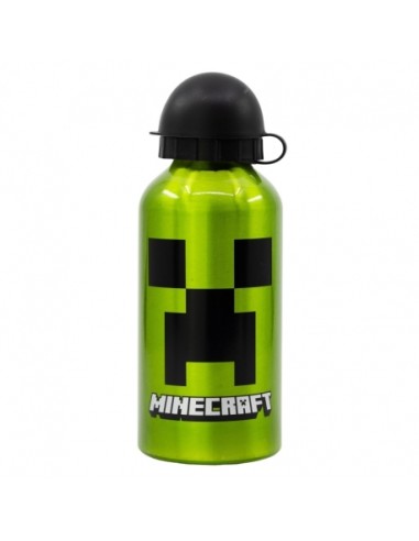 Bottiglia Minecraft 400ml in alluminio | Diamante Rosa