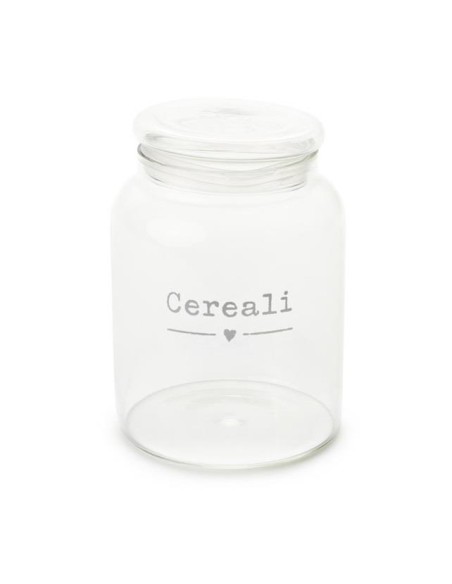 
Barattolo in vetro borosilicato 1300ml - Cereali Nuvole di Stoffa