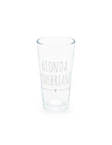 Bicchiere in vetro borosilicato 480ml Bionda Inebriante | Diamante Ros