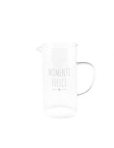 Brocca in borosilicato1200ml Momenti felici Nuvole di Stoffa