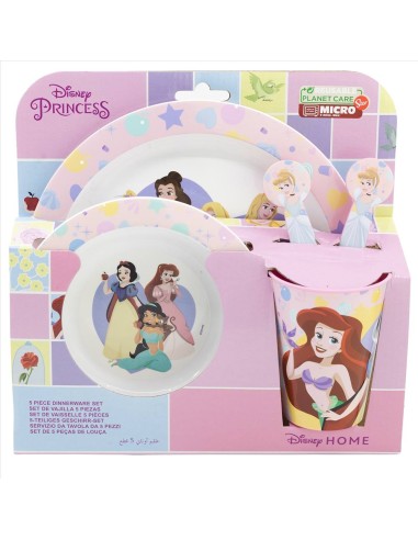 Set pappa 5pz Principesse Disney |  Diamante Rosa