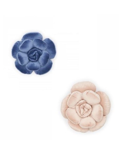 Cuscino a forma di beige in velluto 32cm Nuvole di Stoffa Diamante Ros