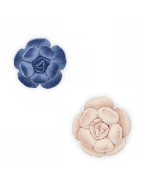 Cuscino a forma di beige in velluto 32cm Nuvole di Stoffa Diamante Ros