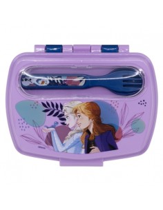 Portapranzo con posate Frozen Ice Magic | Diamante Rosa 2