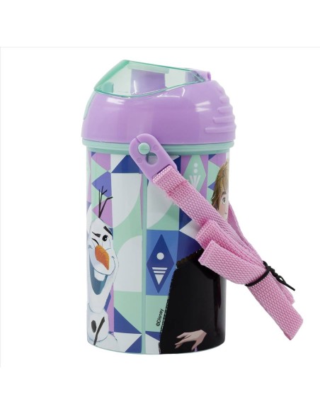 Bottiglia compatta 450ml Frozen Ice Magic | Diamante Rosa