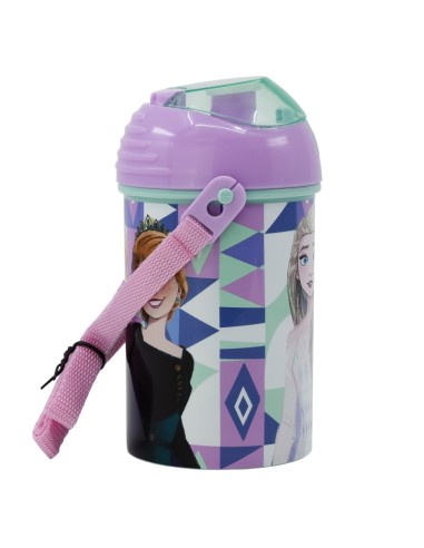 Bottiglia compatta 450ml Frozen Ice Magic | Diamante Rosa