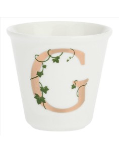 Bicchierino da espresso G con cucchiaino - La Porcellana Bianca 2