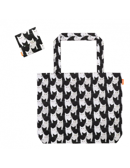 Borsa della spesa grande pieghevole GATTI: Pratica e Stilosa per uno S