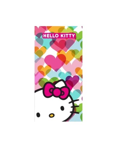 Telo mare Hello Kitty 70x140cm | Diamante Rosa