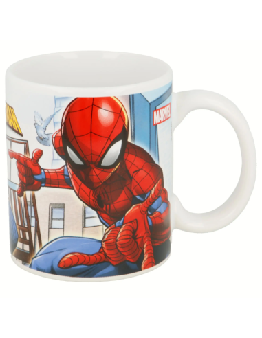 Mug Spiderman Streets in ceramica - 325 ml  | Diamante Rosa