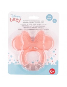 Dentaruolo pieno d'acqua 3+ Mesi Minnie | Diamante Rosa